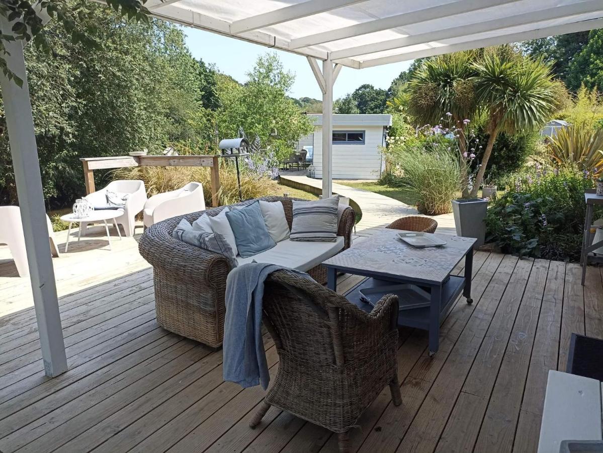 Lodge Avec Vue Sur La Riviere Lannion Exterior photo
